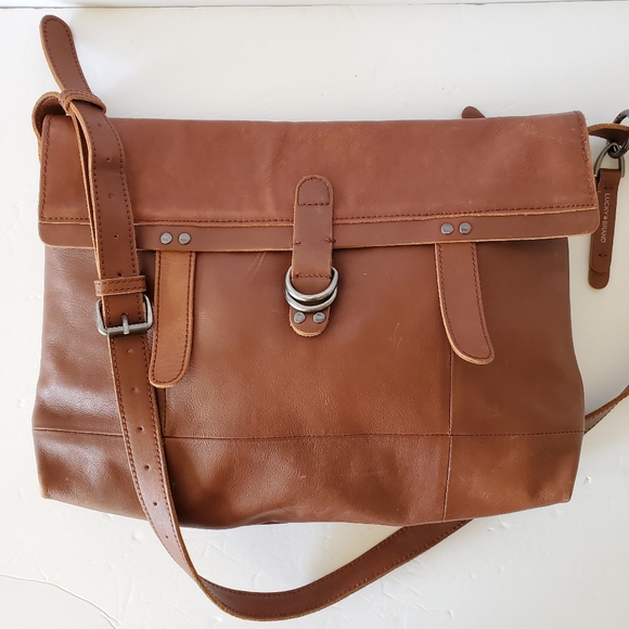 💥SOLD💥Lucky Brand Dempsey Leather Messenger Bag - Picture 5 of 15